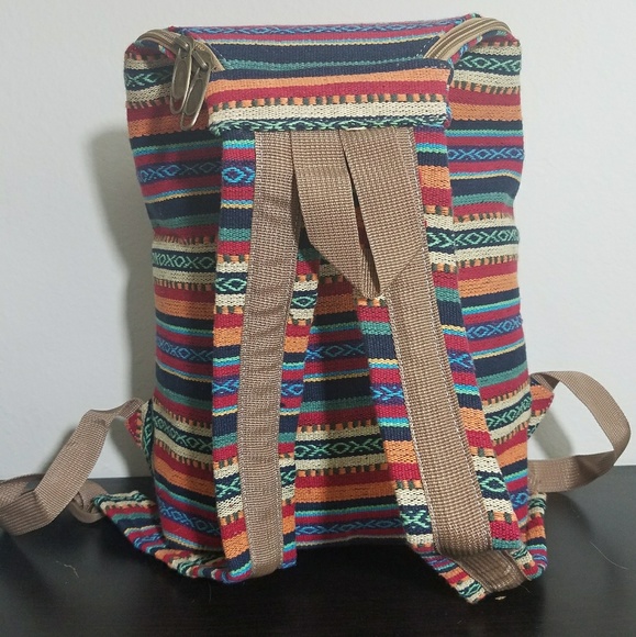 Moving sale final price Brand new bohemian handmade mini backpack - Picture 5 of 6